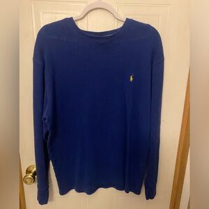 Polo by Ralph Lauren Royal Blue Thermal/Sleep Shirt